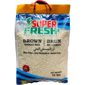 Brown Basmati Rice 10 lbs bulk pack
