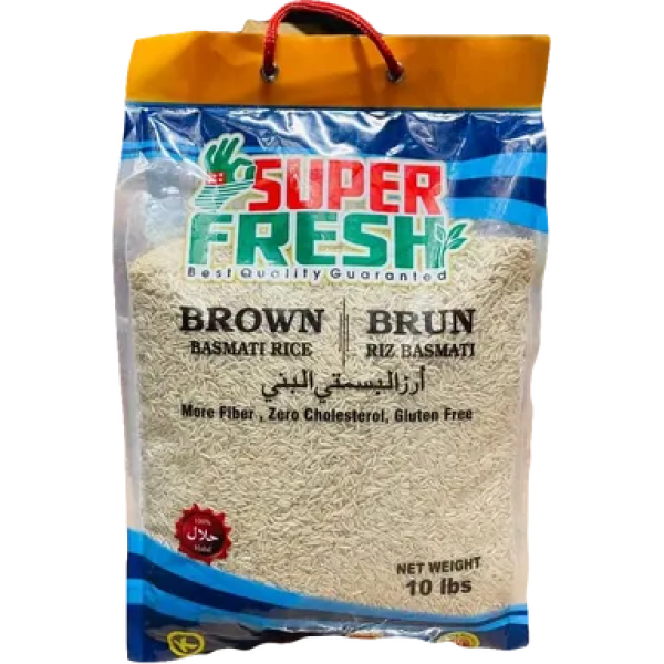 Brown Basmati Rice 10 lbs bulk pack