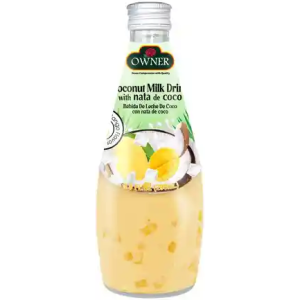 coconut milk drink mango flavor