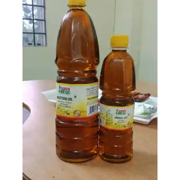 Super Fresh Mustard Oil 1000ML – Cold-Pressed Mustard Oil from Queens, NY by Super Fresh Distribution