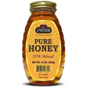 Owner Pure Honey 32 oz jar natural forest honey