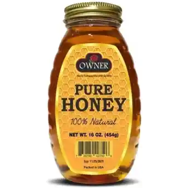 Owner Pure Honey 32 oz jar natural forest honey