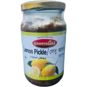 Essential Lemon Pickle 400g – Traditional Indian Achar from Queens NY by Super Fresh Distribution