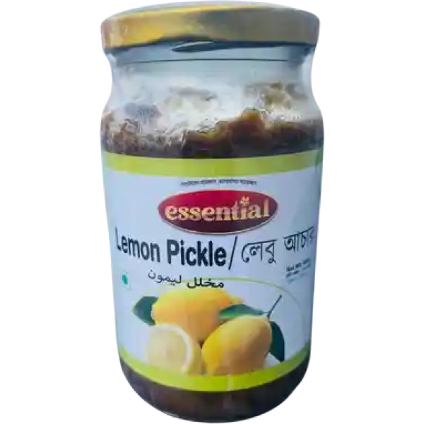 Essential Lemon Pickle 400g – Traditional Indian Achar from Queens NY by Super Fresh Distribution
