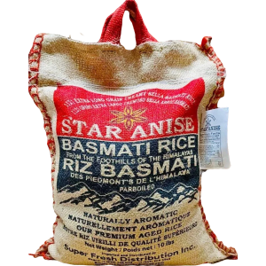 Star Anise Diabetic Basmati Rice 10 lbs x 4 - Aged Himalayan low GI rice