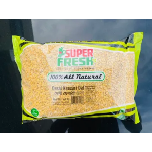 Deshi Khesarir Daal 4 lbs bulk packaging